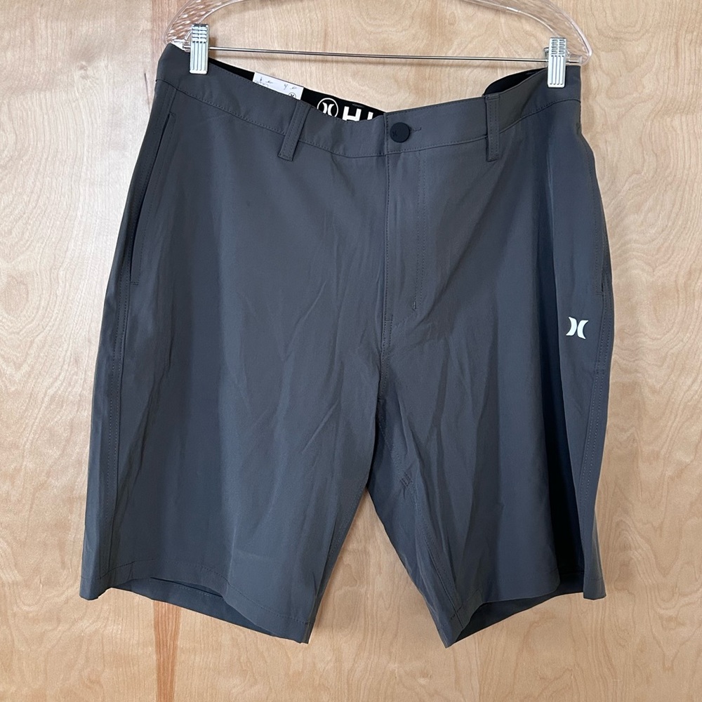 Hurley Men's Charcoal Hybrid Shorts